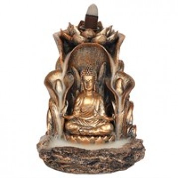 Bronze Buddha Backflow Incense Burner.