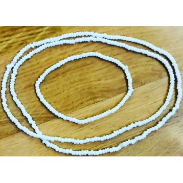 Obatala Orisha Eleke Collar/Necklace and Ide/Bracelet Set (sml-med)