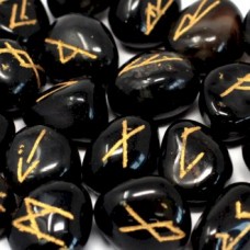 Magical Black Onyx Runes Stone +gift bag Magical Black Onyx Runes Stone +gift bag